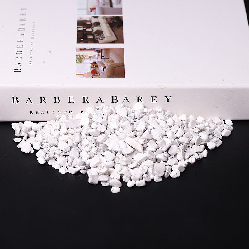 Éclats de cristal Howlite 5-9 mm pour la guérison et la décoration