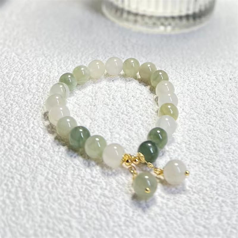 Bracelet de perles de chance en jade pour l'énergie de la prospérité