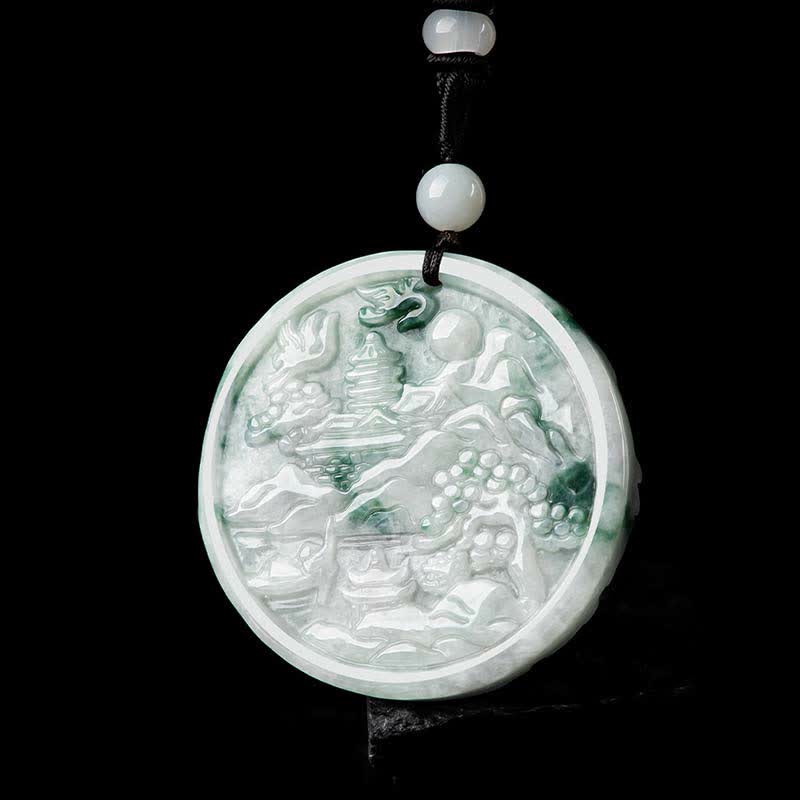 Collier de jade pour l'énergie d'abondance et de prospérité