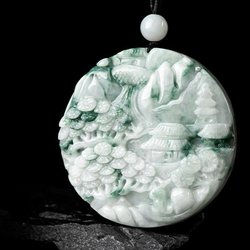 Collier de jade pour l'énergie d'abondance et de prospérité