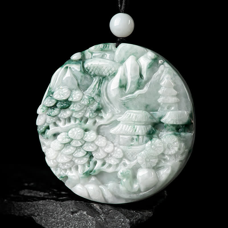 Collier de jade pour l'énergie d'abondance et de prospérité