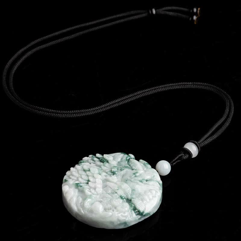 Collier de jade pour l'énergie d'abondance et de prospérité