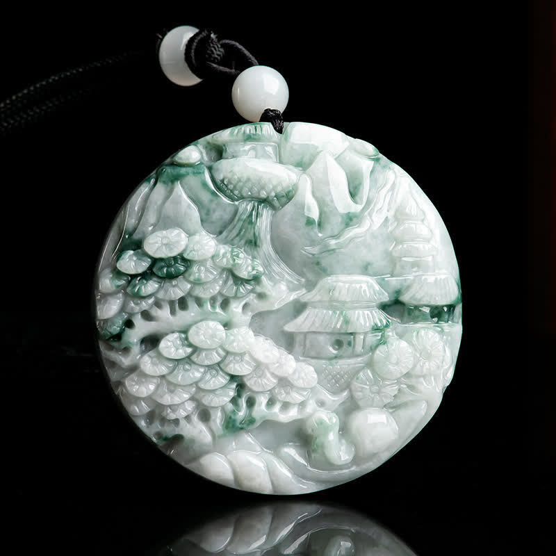 Collier de jade pour l'énergie d'abondance et de prospérité