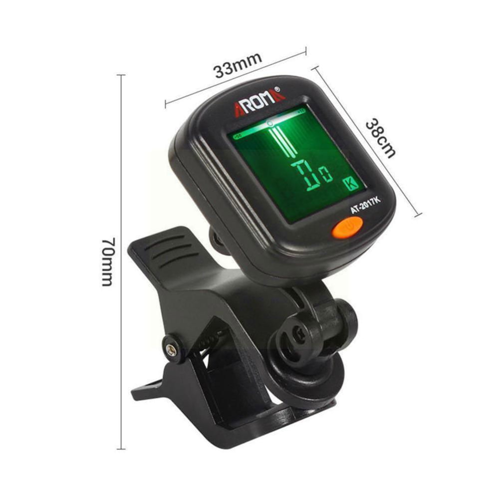 Digital clip-on tuner with green LCD for Kalimba Tuner Thumb Piano Special Tuner