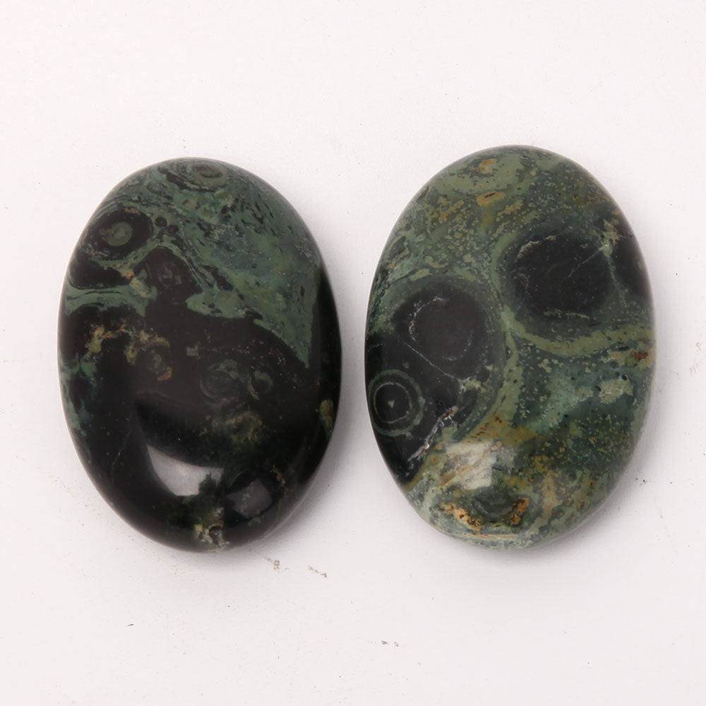 Pierre de paume Kambaba 2,3 pouces Pierre de touche de guérison