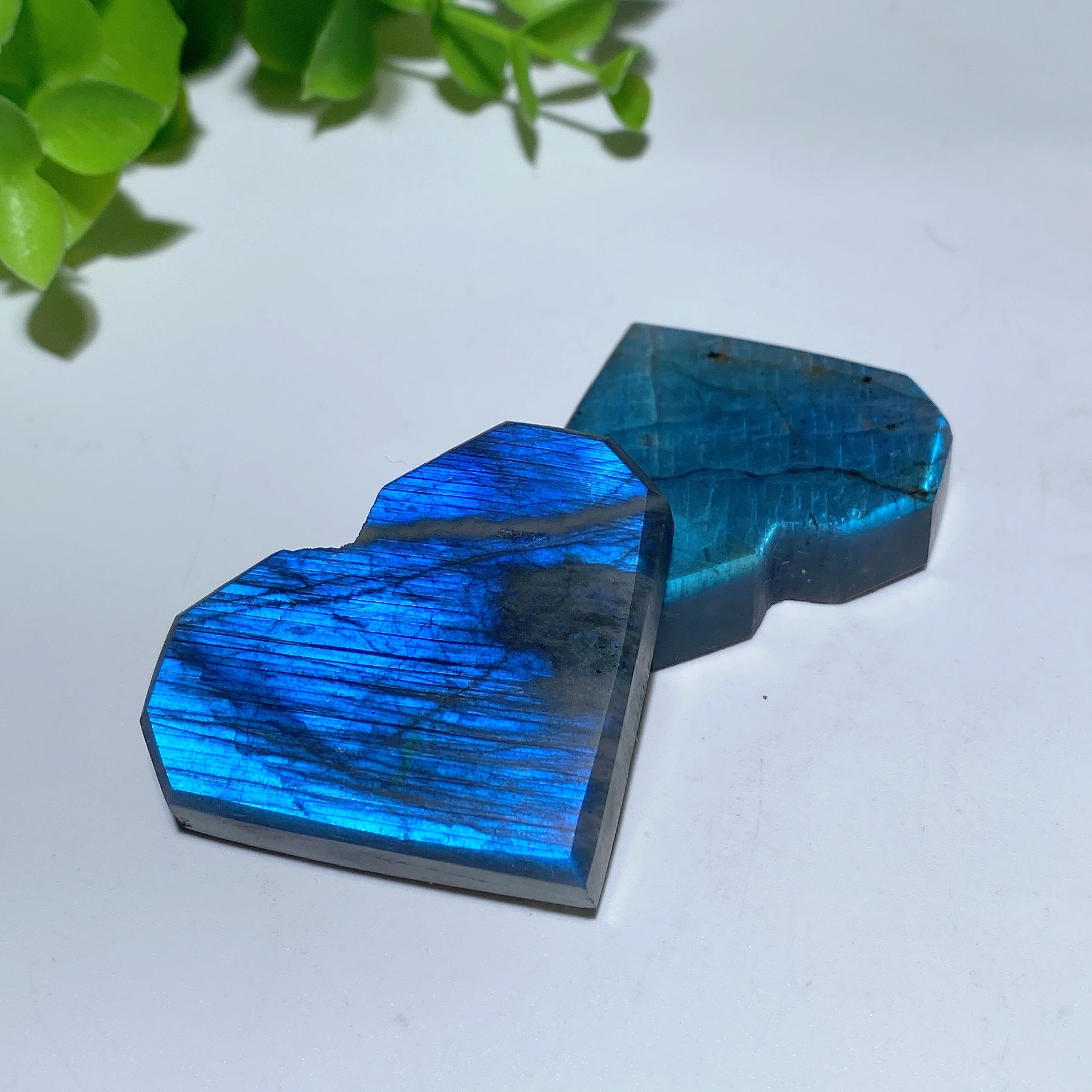 Labradorite Crystal Heart Carvings 1.2-2.0 Inch Healing Stones