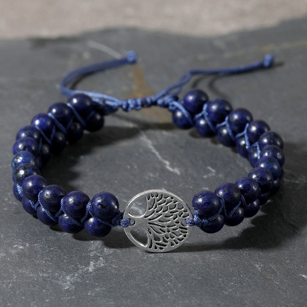 Bracelet de sagesse et de guérison en lapis-lazuli