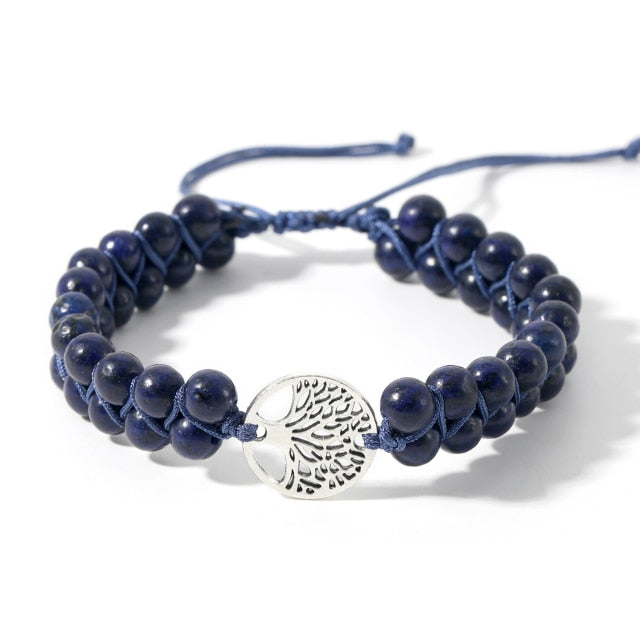 Bracelet de sagesse et de guérison en lapis-lazuli
