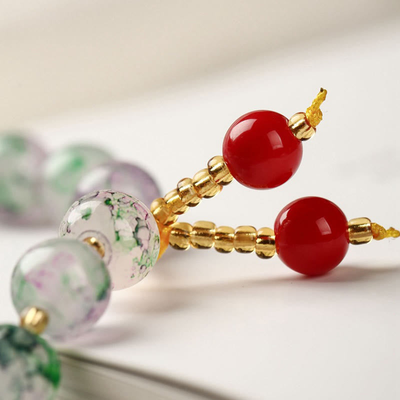 Bracelet d'harmonie en verre Liuli pour la protection spirituelle