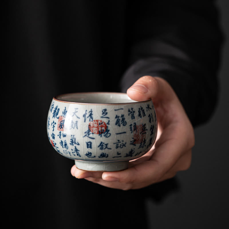 Tasse à thé en céramique Lotus 150 ml pour les rituels traditionnels du thé