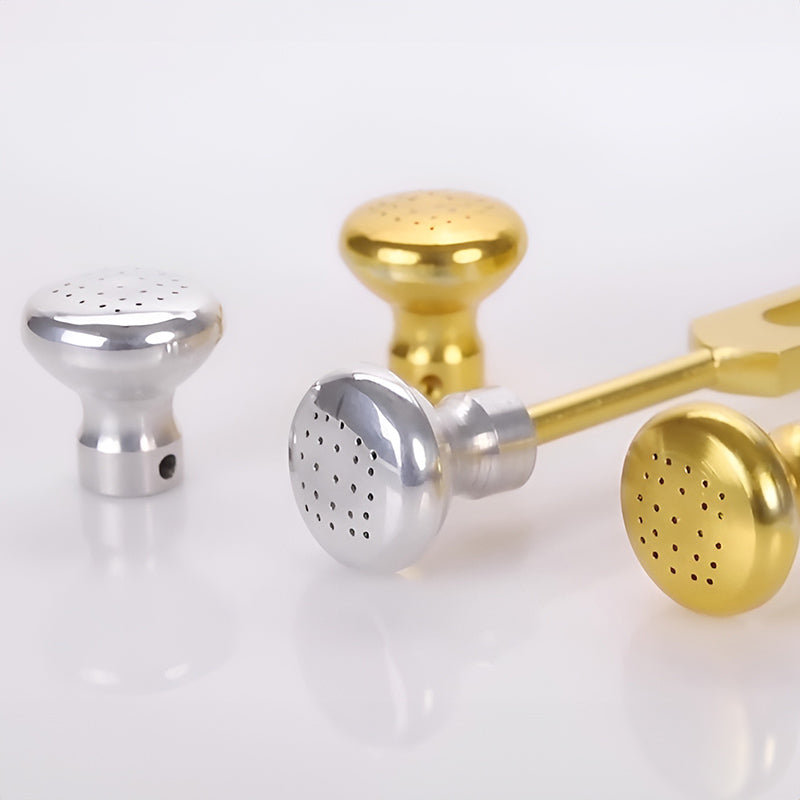 Extensions de pieds de diapason de massage pour huiles et éclats de cristal