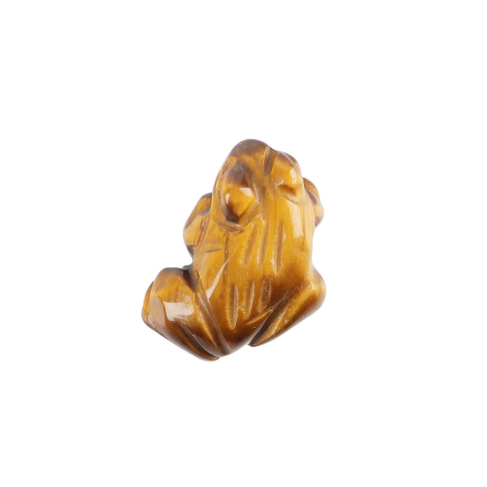 Mini sculptures de grenouilles en cristal, figurines de guérison de 2,5 cm