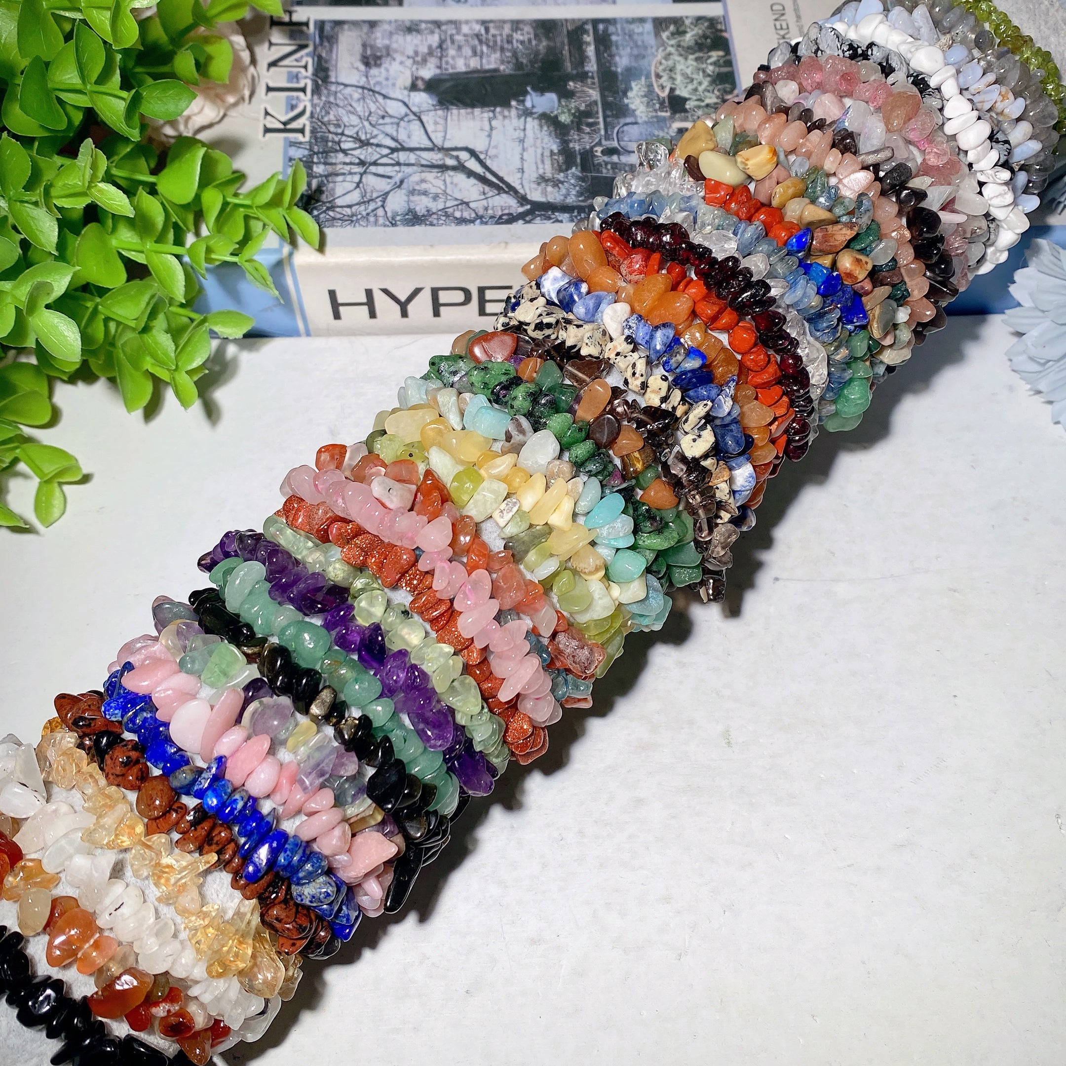 Mixed Crystal Chips Spiritual Bracelets for Healing Energy