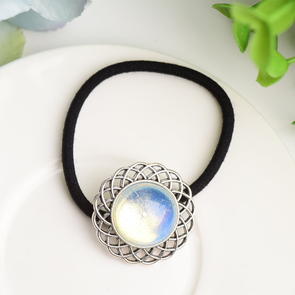 Serre-tête de guérison en cristaux mixtes avec pierres précieuses spirituelles