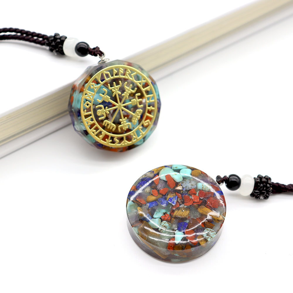 Mixed Gemstone 7 Chakra Healing Necklace with Spiritual Protection