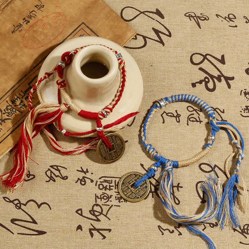 Bracelet spirituel fait main « Les fantômes de la montagne dépensent de l'argent »