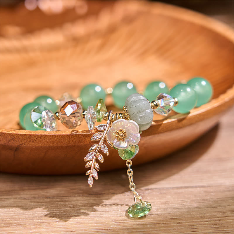 Bracelet de guérison multi-pierres précieuses améthyste et aventurine
