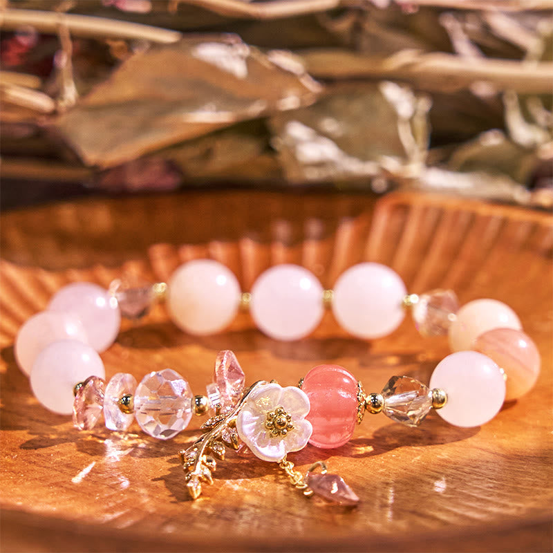 Bracelet de guérison multi-pierres précieuses améthyste et aventurine
