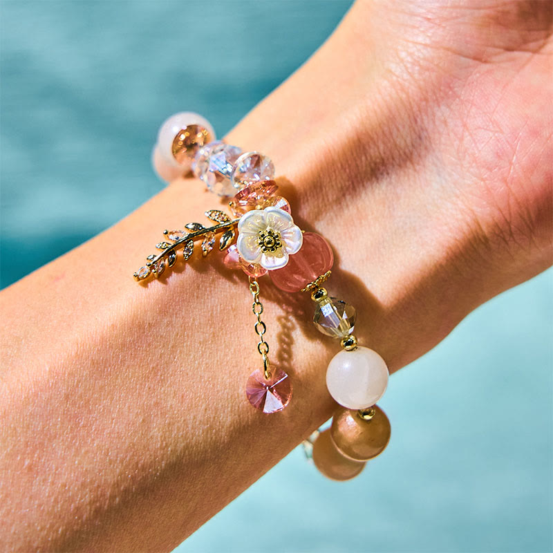 Bracelet de guérison multi-pierres précieuses améthyste et aventurine