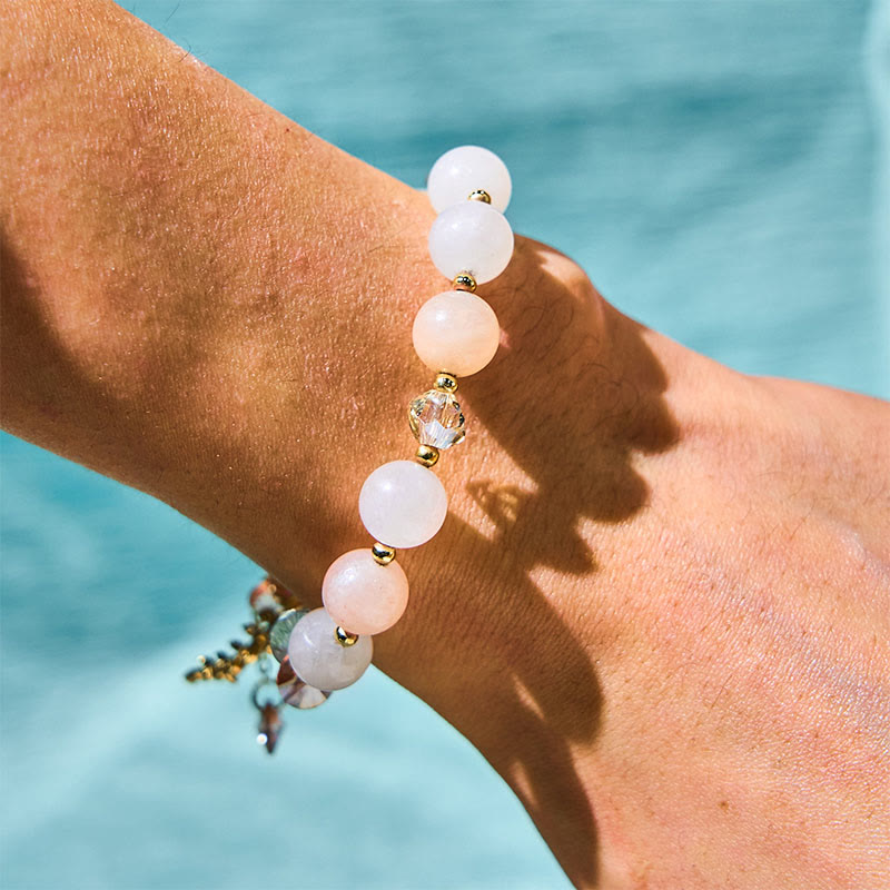 Bracelet de guérison multi-pierres précieuses améthyste et aventurine
