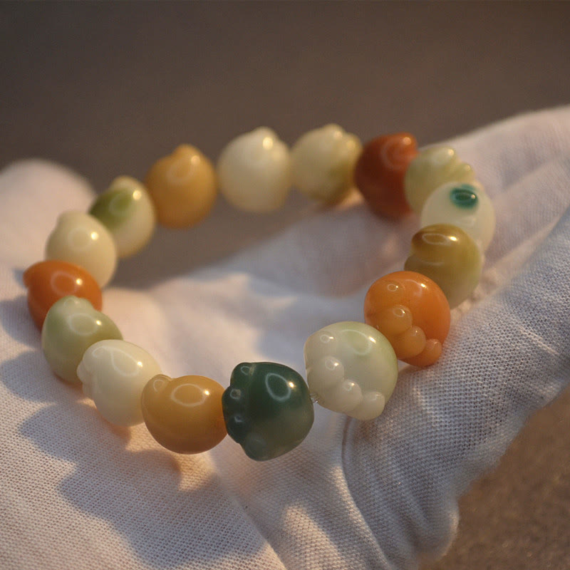 Bracelet spirituel multicouche en graines de Bodhi pour une harmonie calme