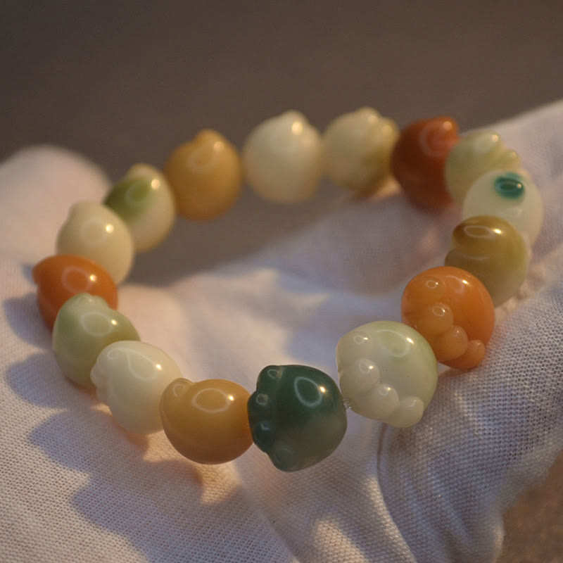 Bracelet spirituel multicouche en graines de Bodhi pour une harmonie calme