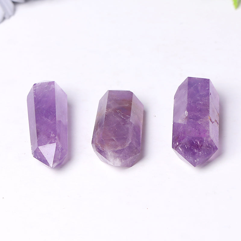 Natural Amethyst Double Terminated Crystal Points 2.4-4.5 in