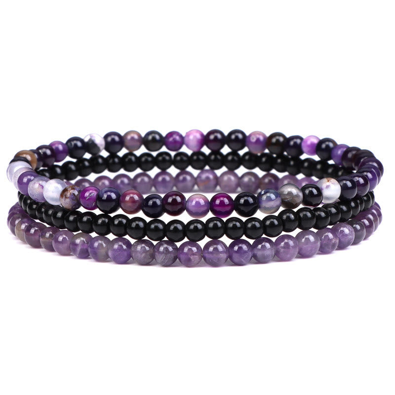 Ensemble de bracelets spirituels en cristal naturel pour la paix intérieure