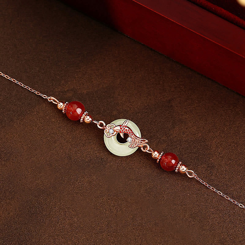 Bracelet boucle de paix en jade naturel Hetian, taille de poignet 14-17 cm