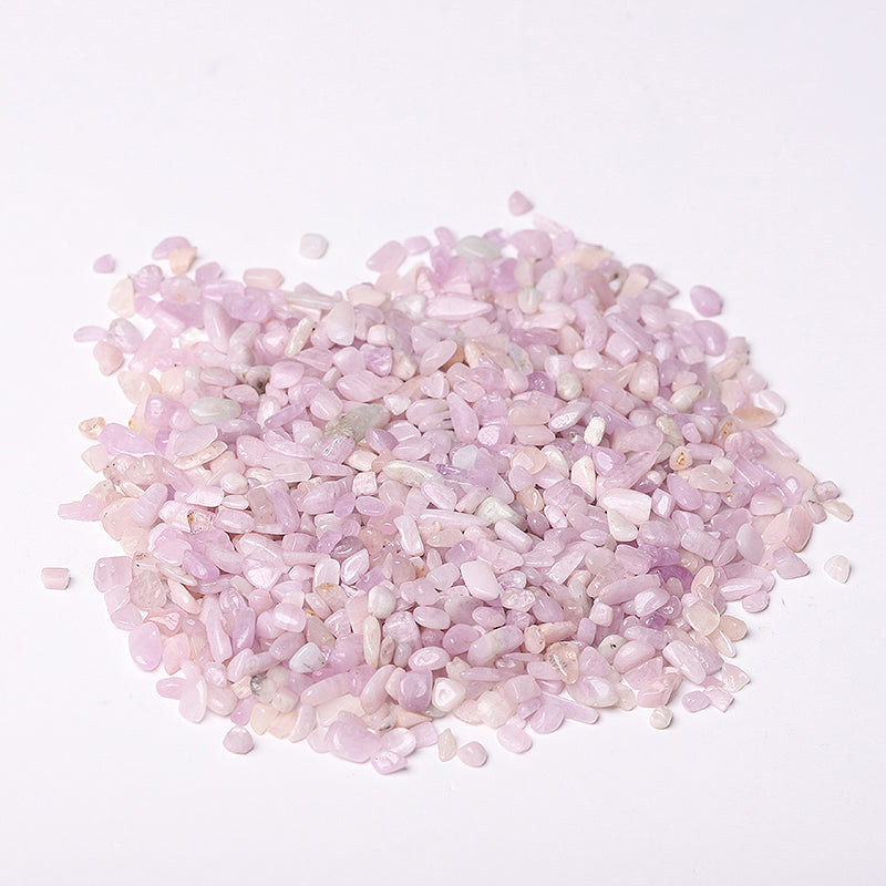 Éclats de cristal de kunzite naturelle de 5 à 9 mm pour la décoration