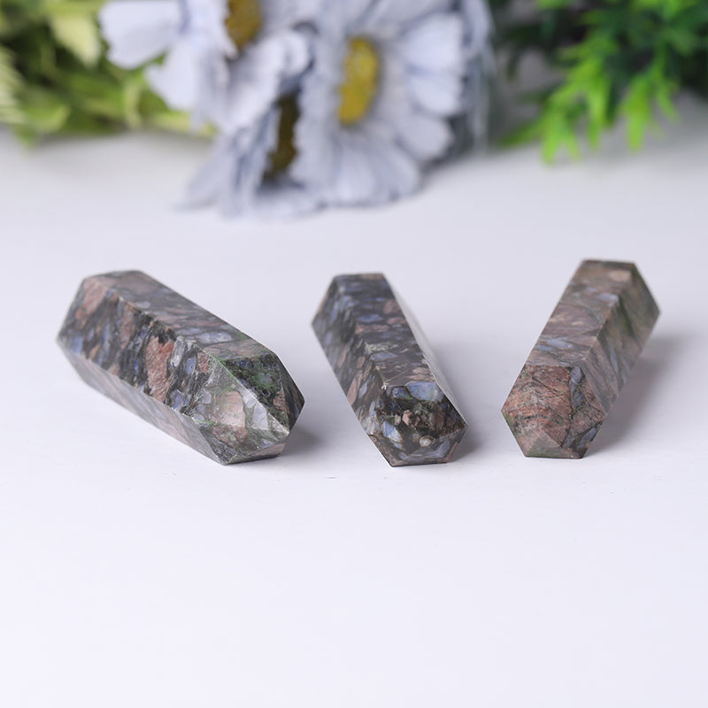 Natural Que Sera Llanite Healing Crystal Tower 2.4-4.5 inches