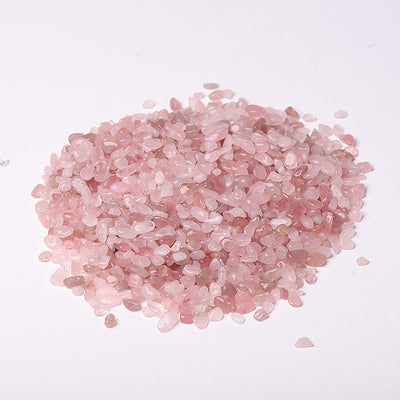 Pierres roulées en quartz rose naturel, cristaux de guérison de 5 à 9 mm