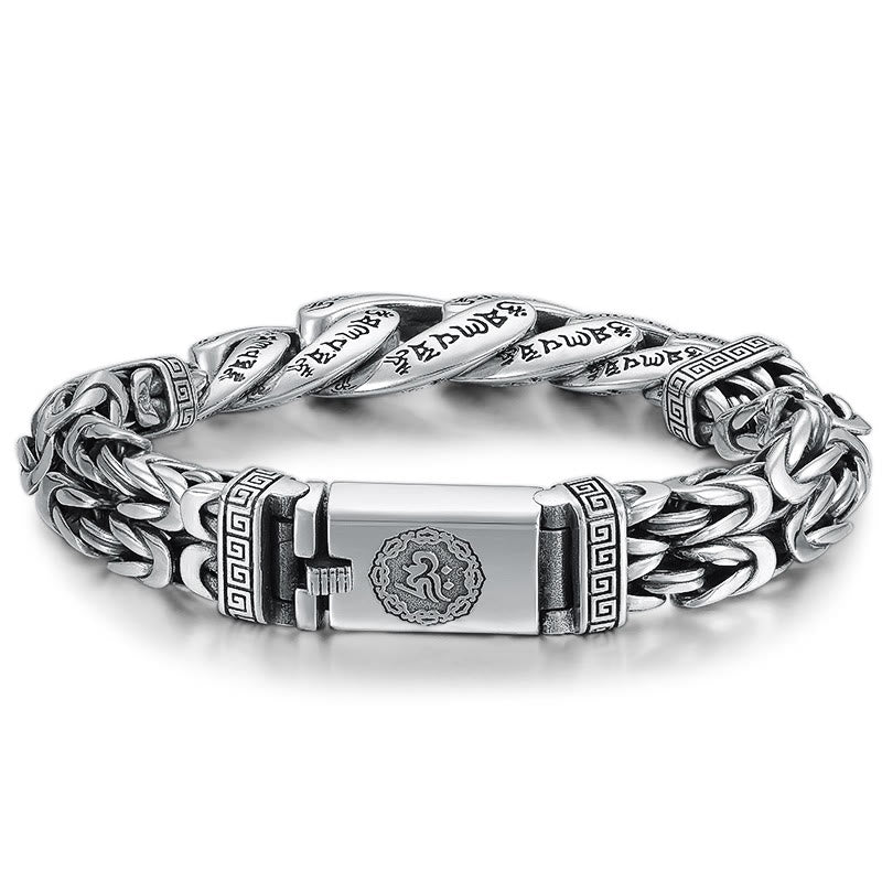 Bracelet en cuivre Om Mani Padme Hum pour la paix et la pureté