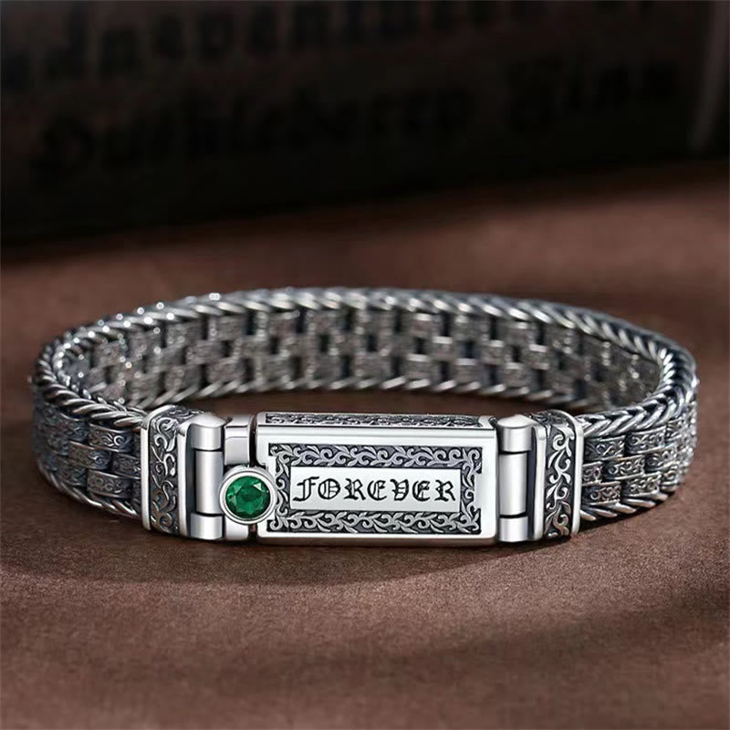 Bracelet en cuivre Om Mani Padme Hum | Chaîne tibétaine de la paix 20 cm