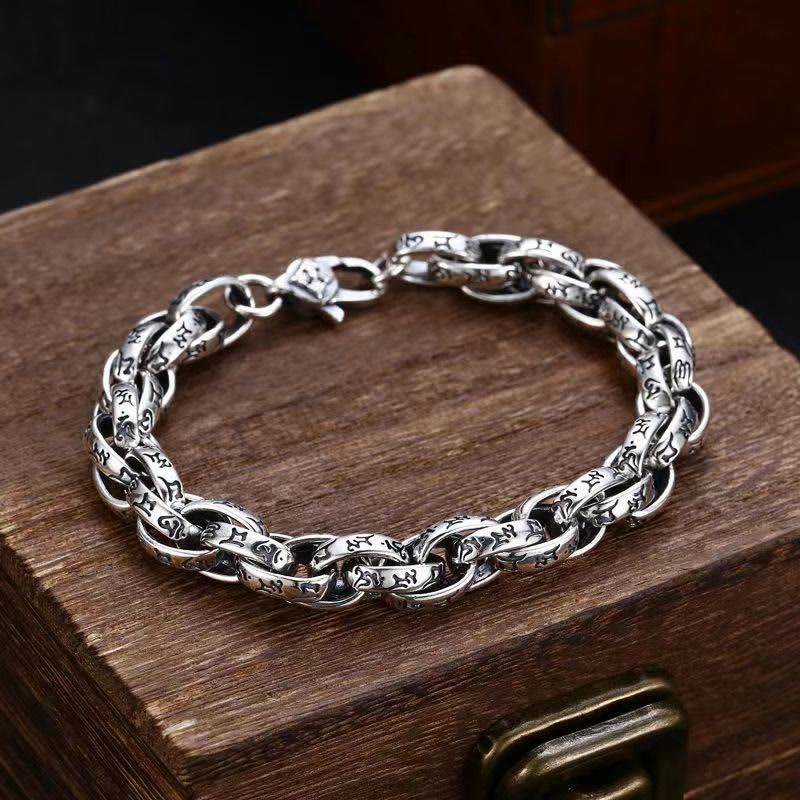 Bracelet créatif Om Mani Padme Hum | Cuivre de style tibétain