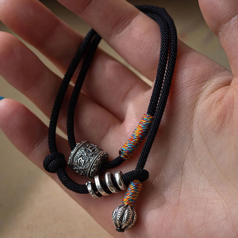 Bracelet double tour Om Mani Padme Hum | Pleine conscience et paix