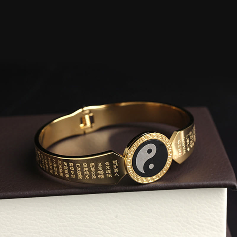 Bracelet Harmonie en acier titane Om Mani Padme Hum | 60 mm