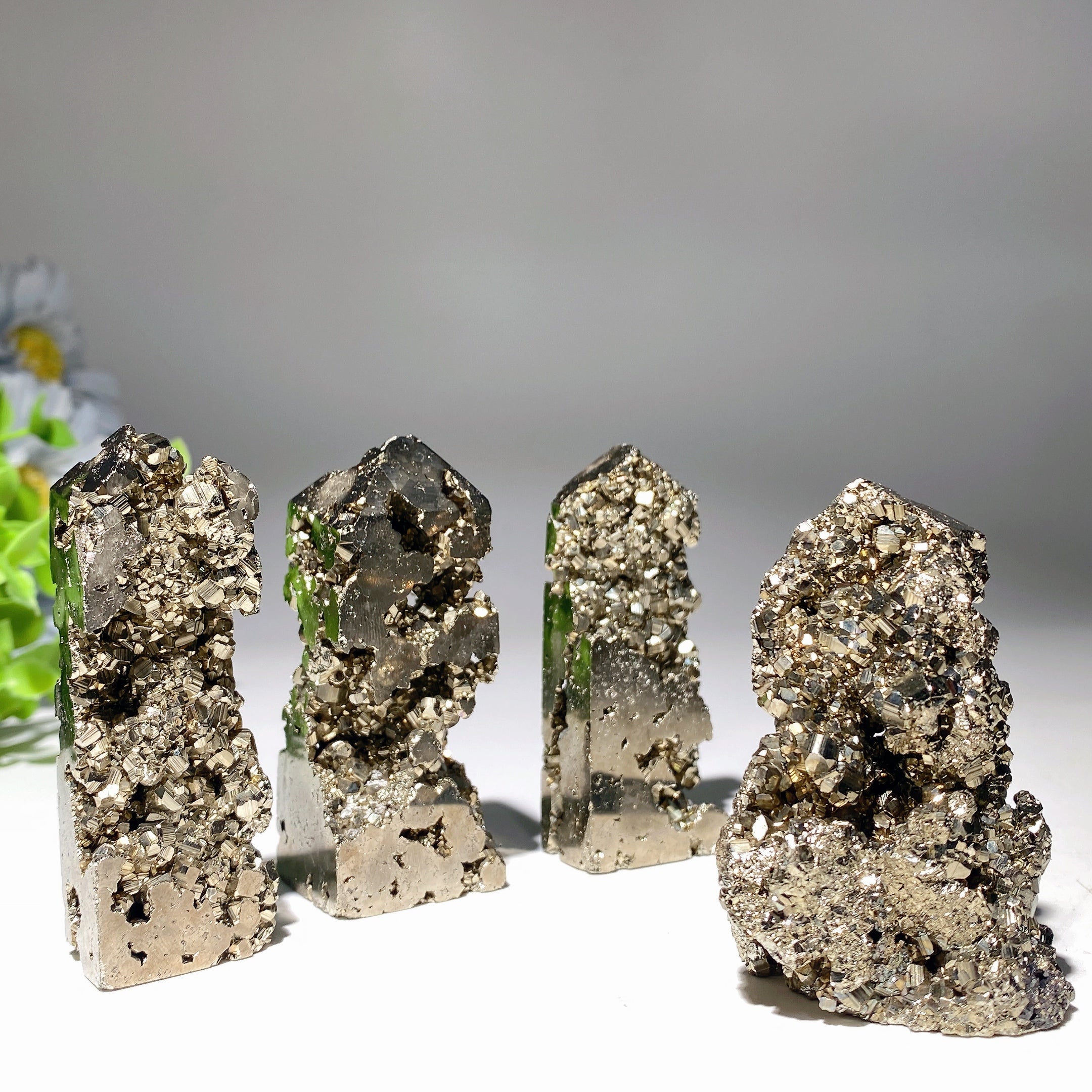Pyrite Crystal Points 2-3 inch for Healing & Energy Work