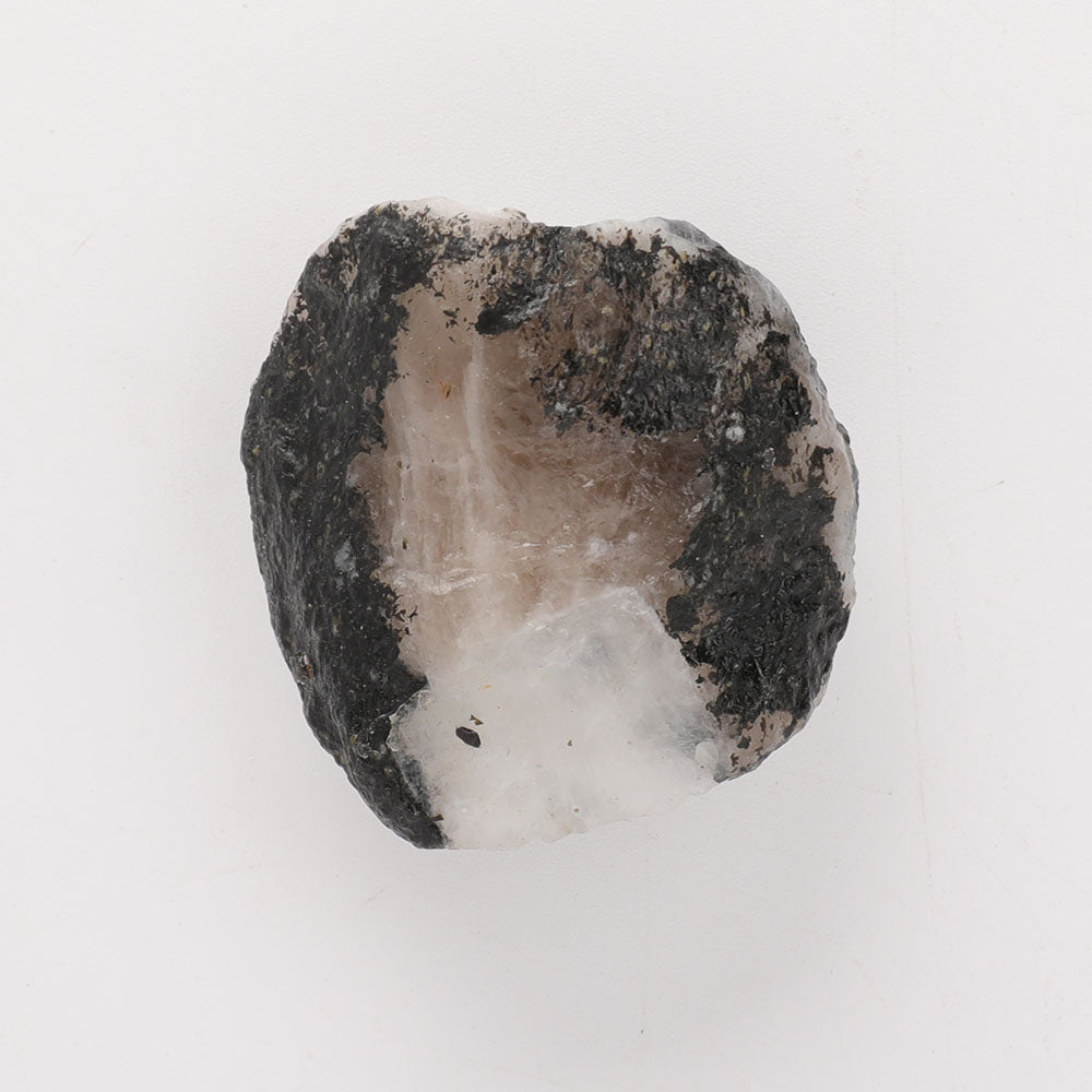 Morceaux de pierre de lune noire brute, cristaux bruts de 1,8 pouce