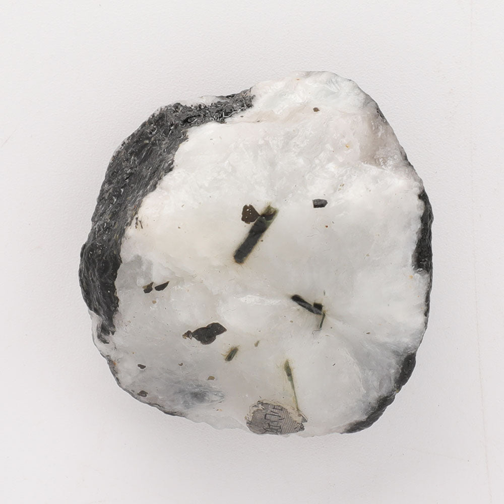 Morceaux de pierre de lune noire brute, cristaux bruts de 1,8 pouce