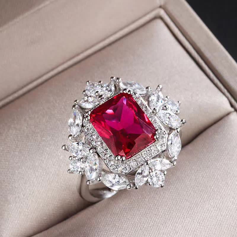 Collier spirituel en corindon rouge | Confiance et courage