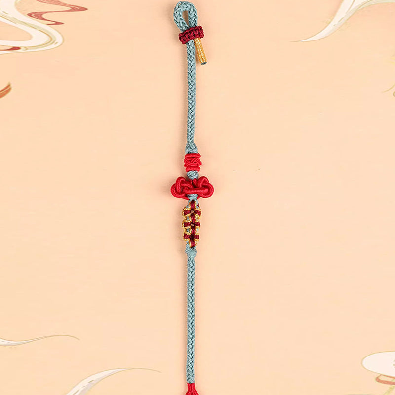 Bracelet fil rouge avec nœud Wenchang | Chance et force