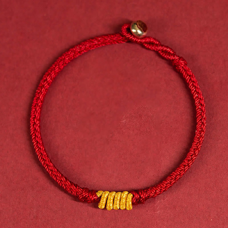 Bracelet de protection en fil rouge avec nœud King Kong pour la chance