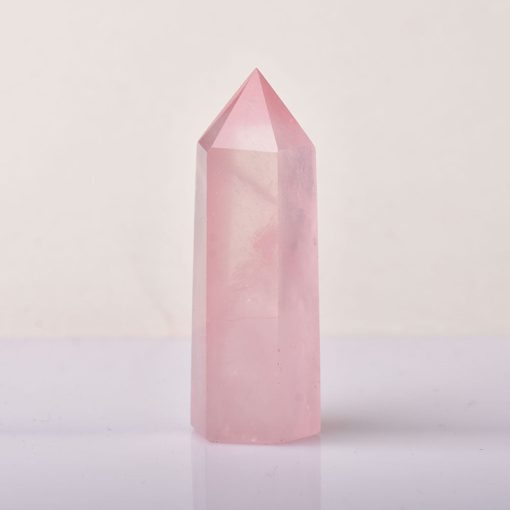 Tour de guérison du chakra du cœur en quartz rose