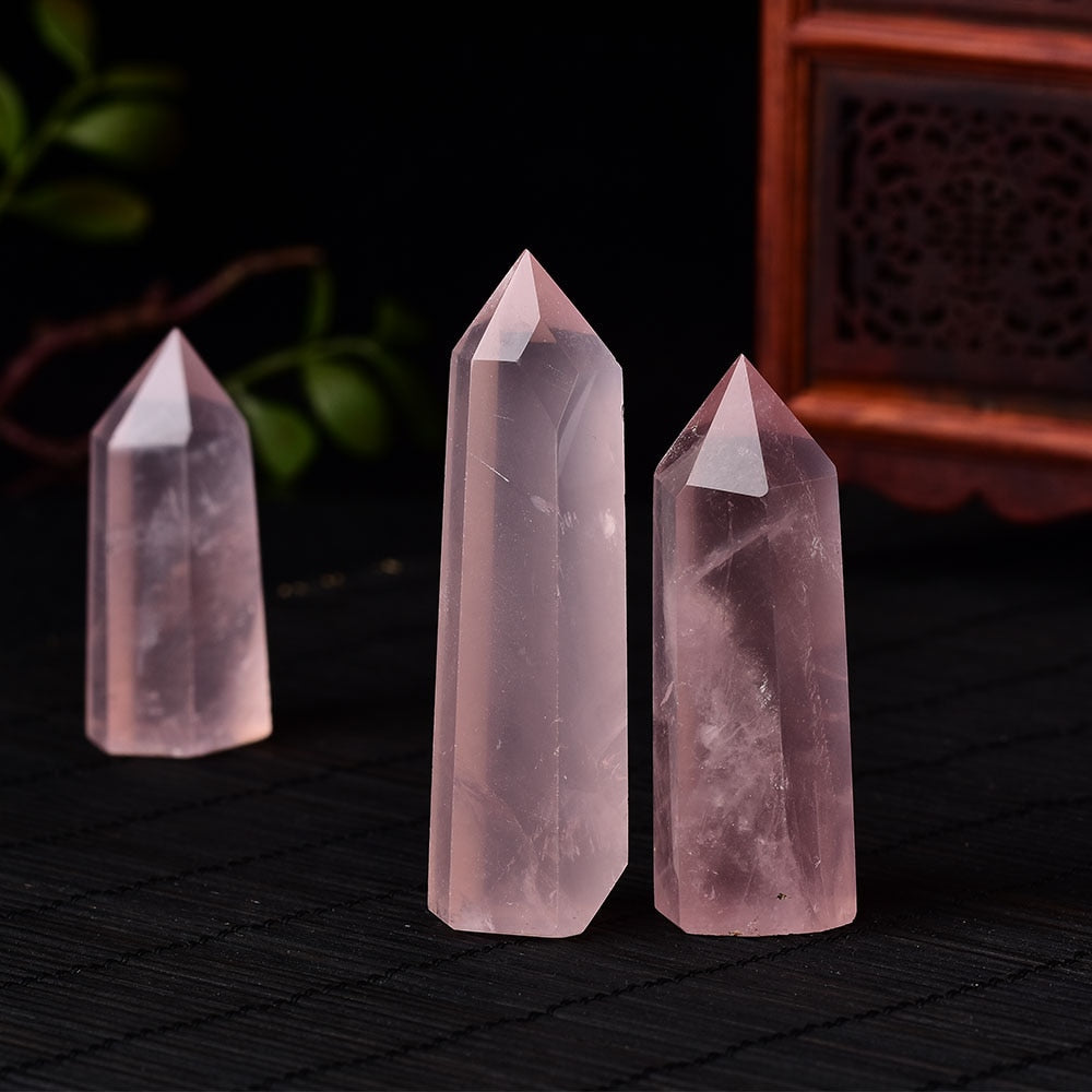Tour de guérison du chakra du cœur en quartz rose