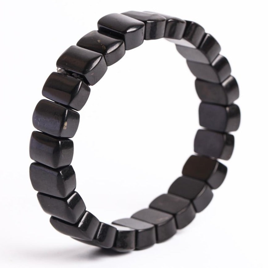 Schungite Spiritual Protection Bracelet for Healing Energy