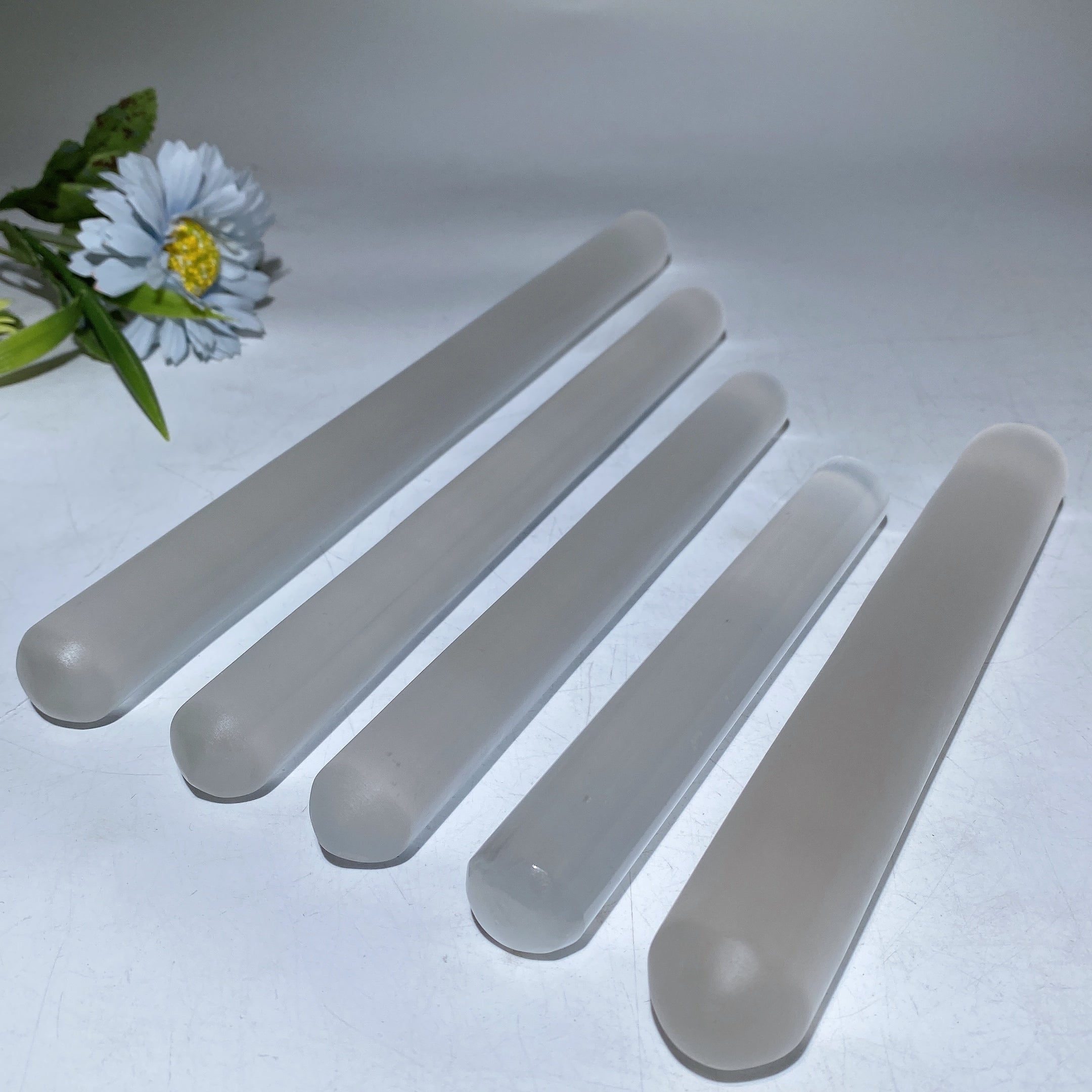 Selenite Crystal Wand 16-30cm for Healing & Meditation