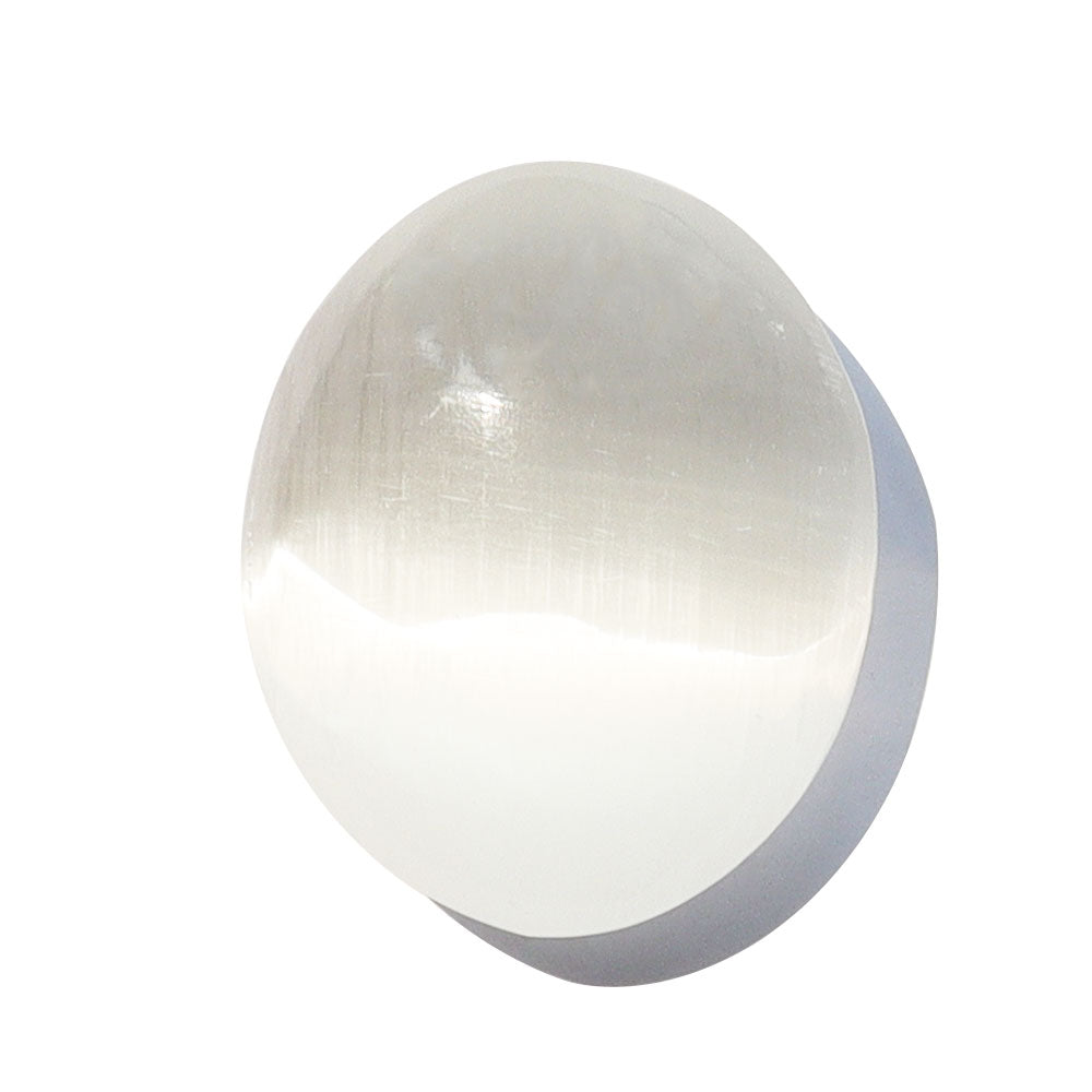 Pierre de palmier en sélénite de 4,8 cm pour soulager le stress et le chakra de la couronne