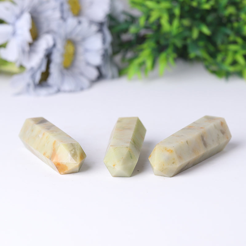 Serpentine Jade Crystal Tower 2.4-4.5 inch Energy Point