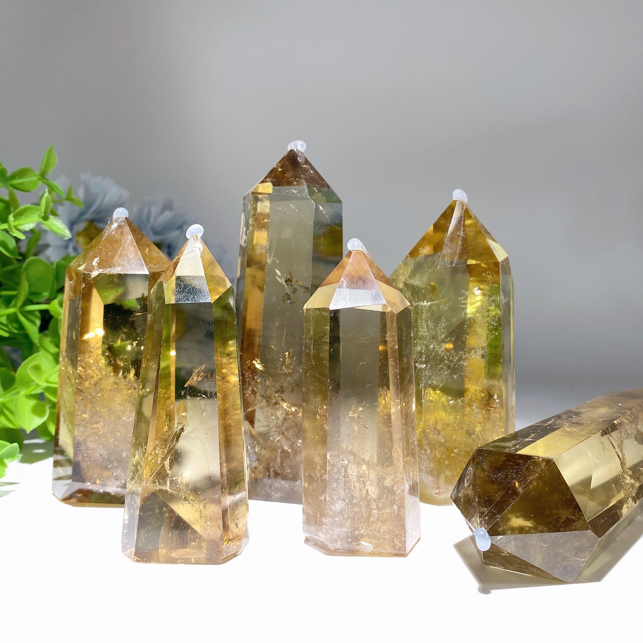 Smoky Citrine Crystal Tower 3.3-6.0 inches Healing Display